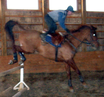 A little out of position.